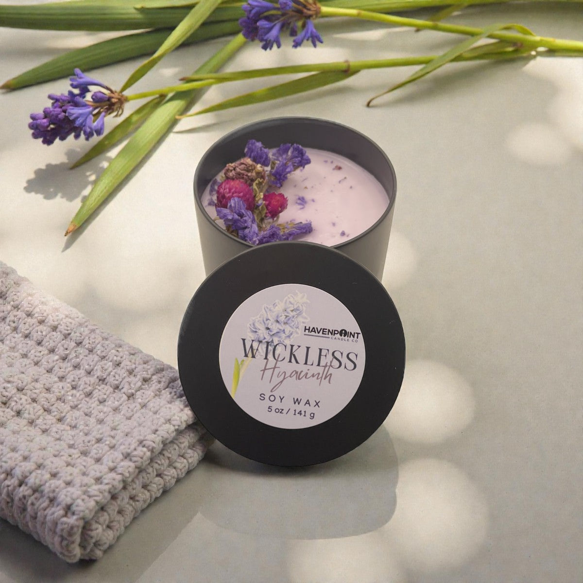 Hyacinth – Wickless Candle