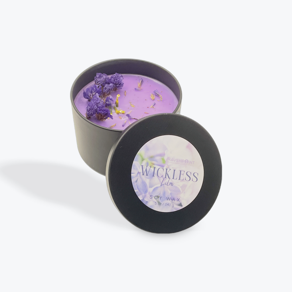Lilac Wickless Candle