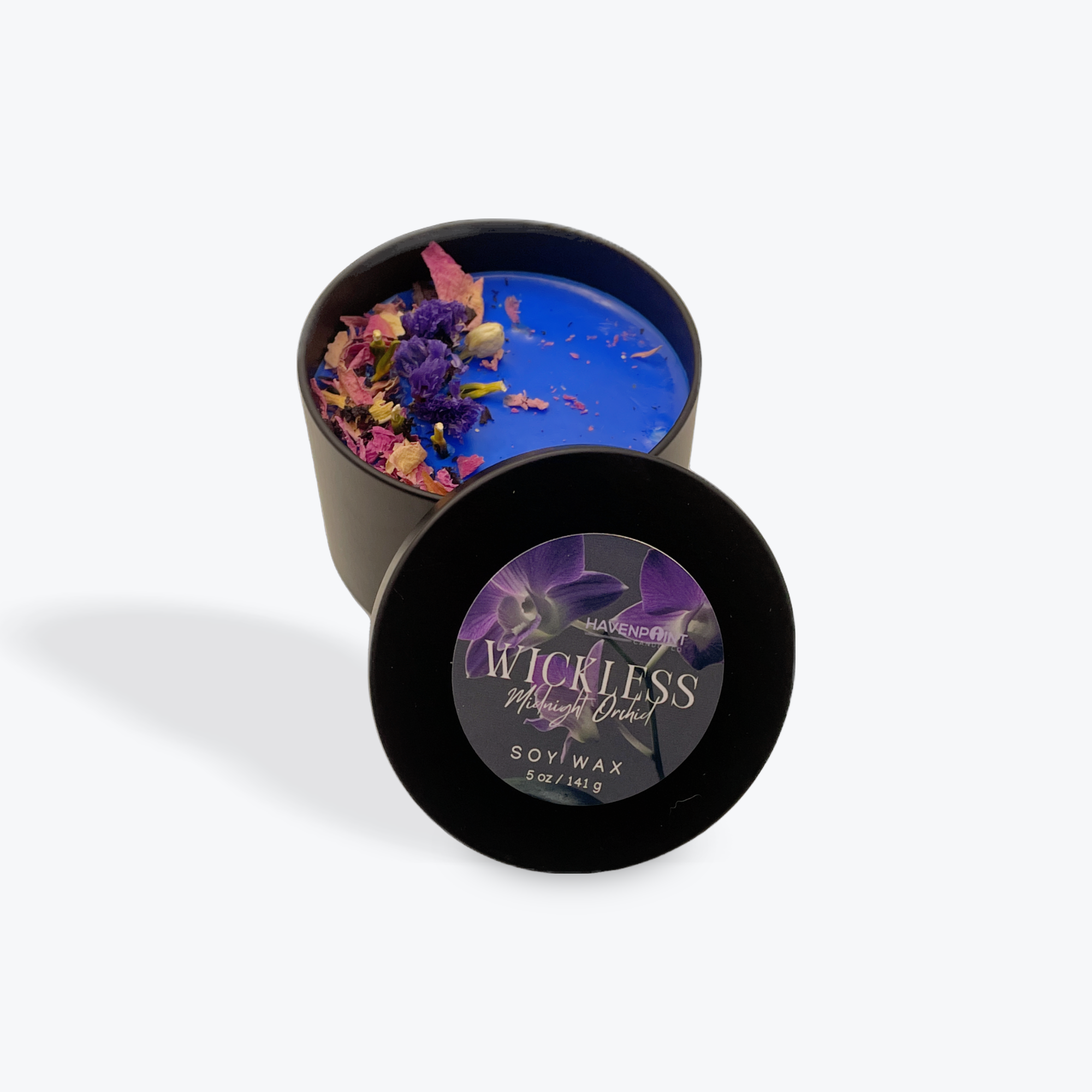 Midnight Orchid Wickless Candle