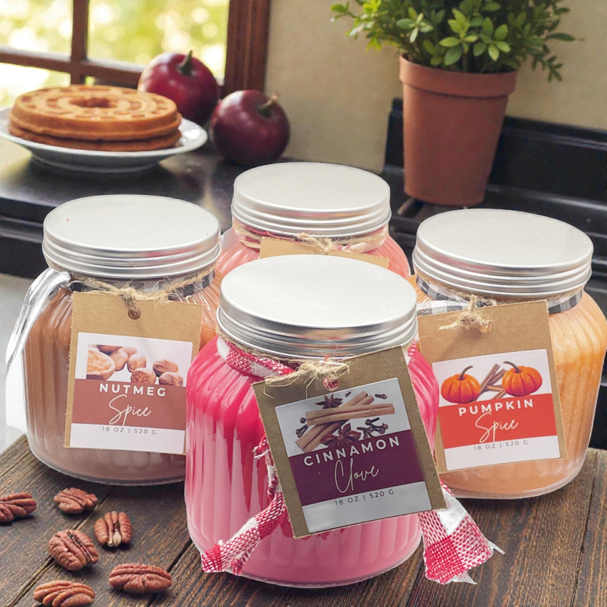 Pumpkin Pecan Waffle – Rustic Hand Poured Candle