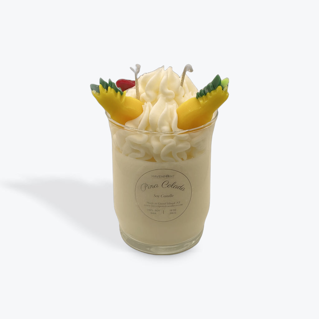 🥥🍍 Piña Colada – Decorative Candle