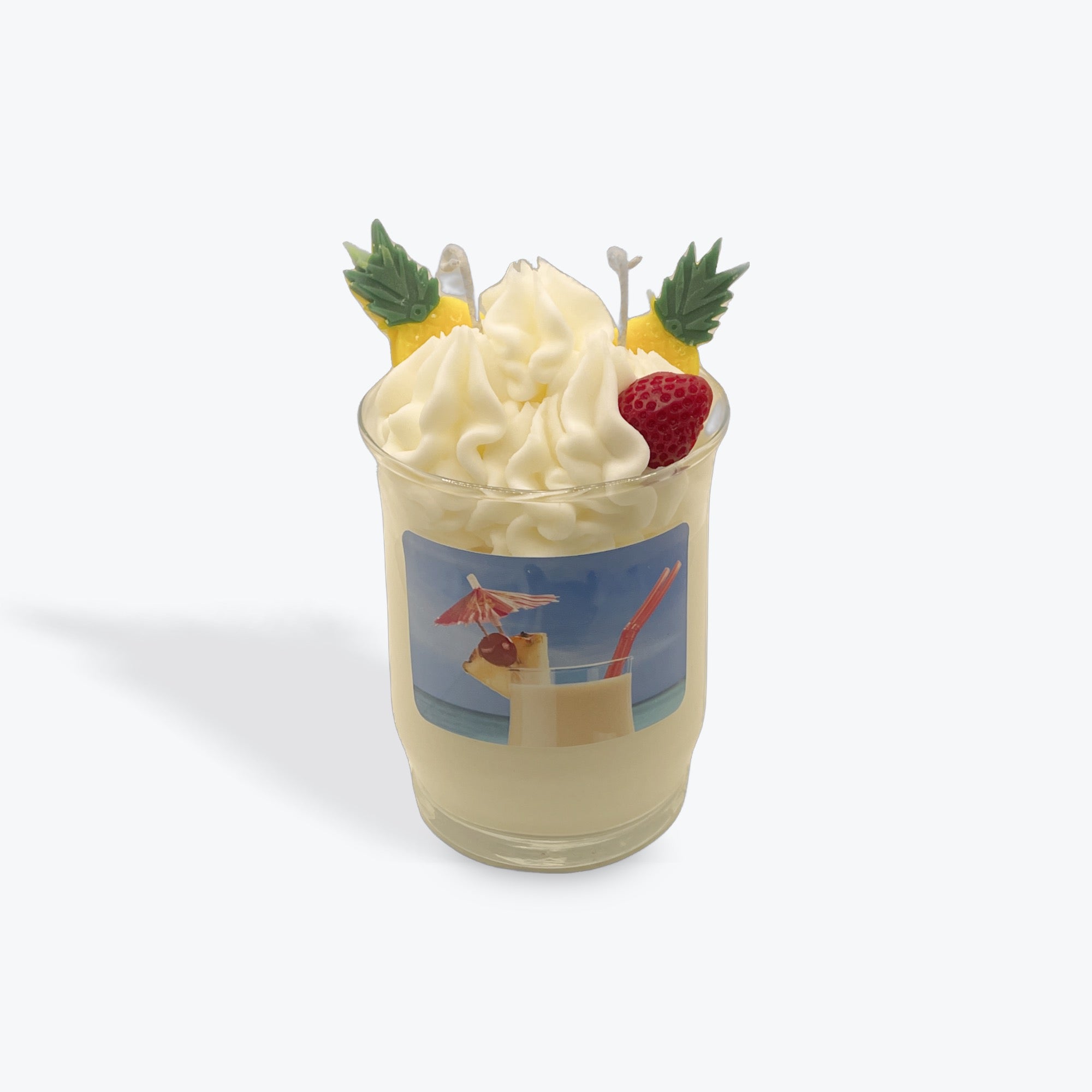 🥥🍍 Piña Colada – Decorative Candle