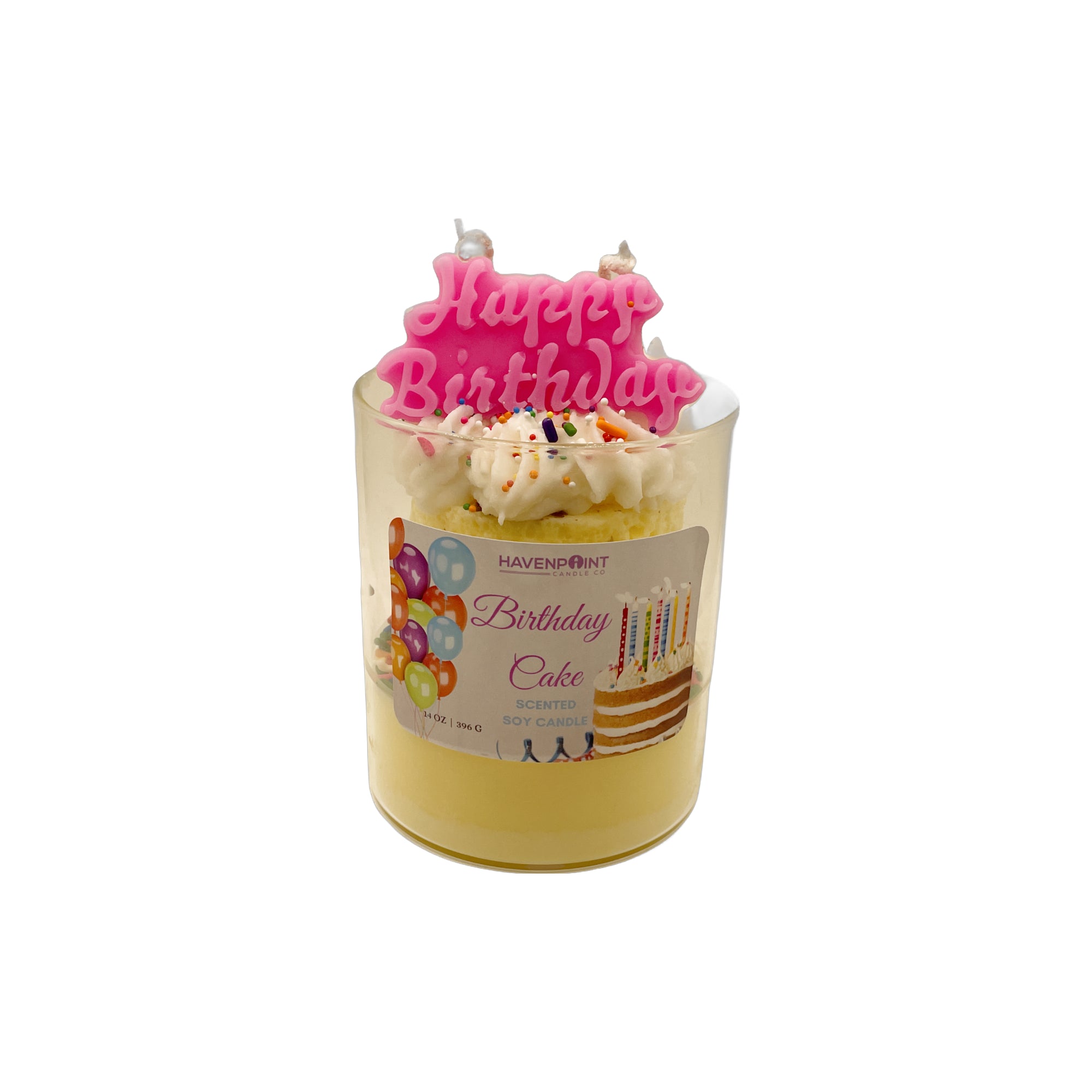 🎂 Happy Birthday – Decorative Candle
