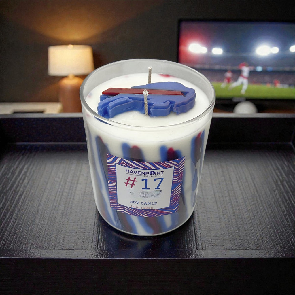 #17 Smells Like a Buffalo Win – Decorative Candle