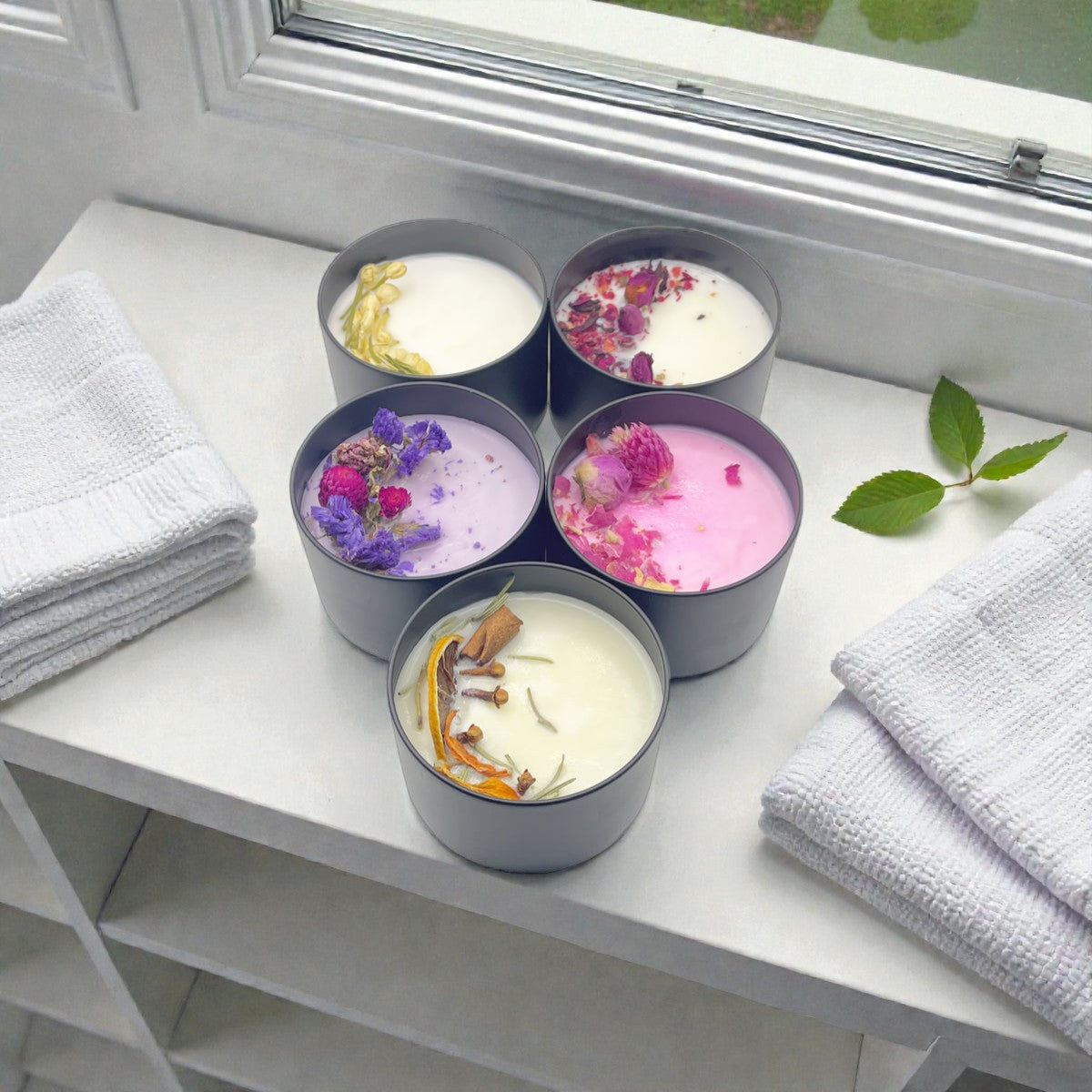 Spearmint & Rosemary – Wickless Candle