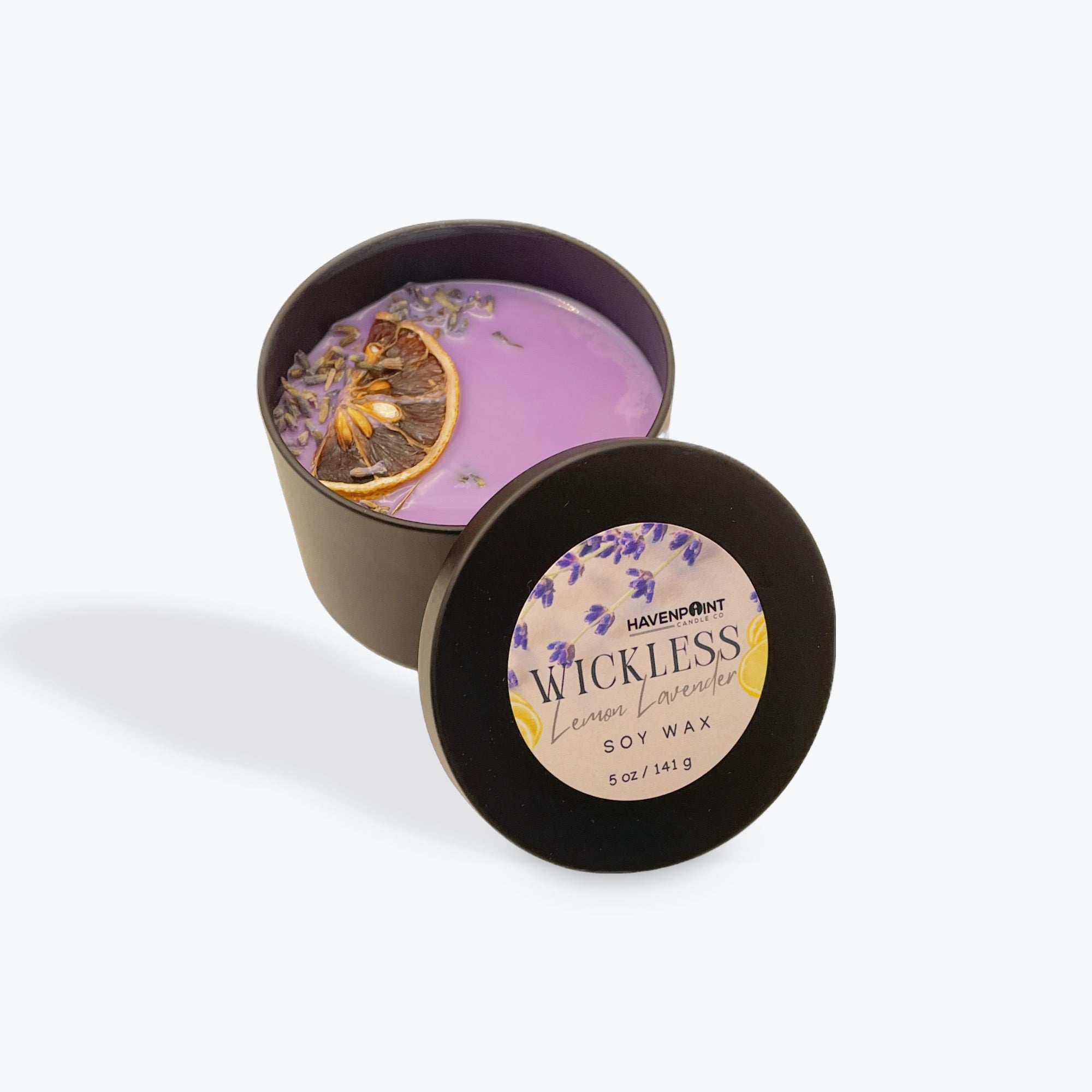 Lemon Lavender- Wickless Candle