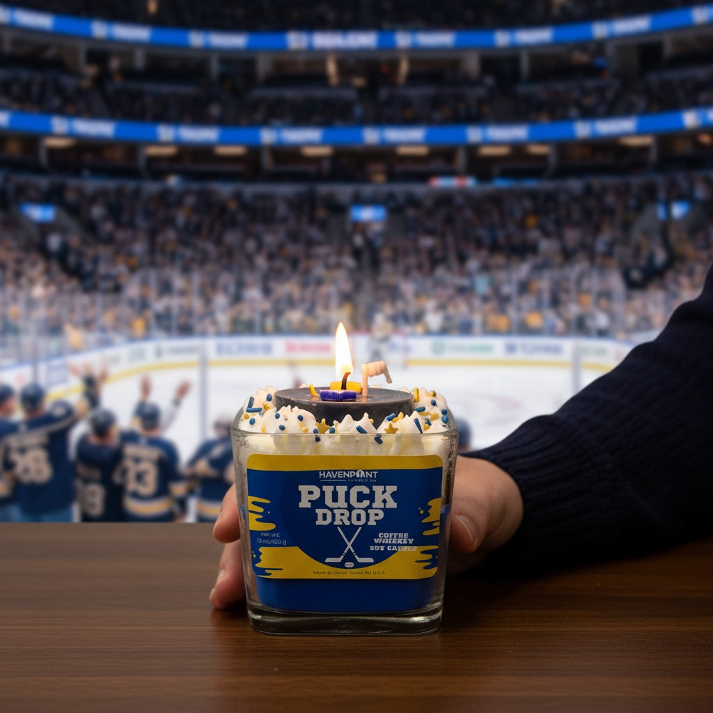 Puck Drop-Coffee & Whiskey